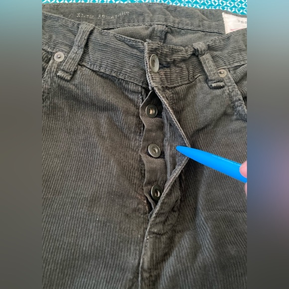 Rag and Bone corduroy button closure men pants size 33 brown - Picture 3 of 15